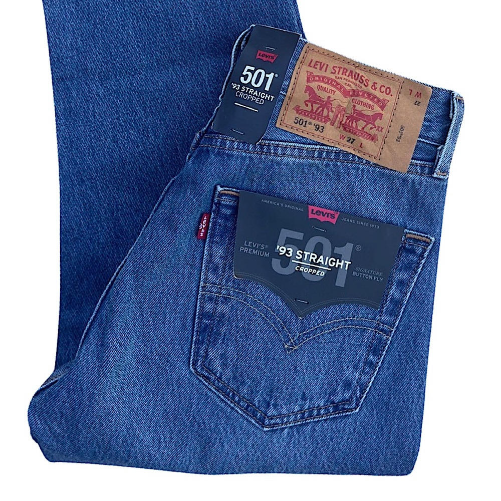 Levi’s 501® ‘93 Straight Crop Jeans On My Radio - Blue